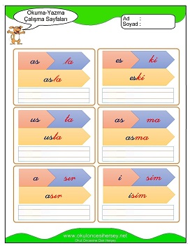 s sesi Grubu Çalışma Sayfaları